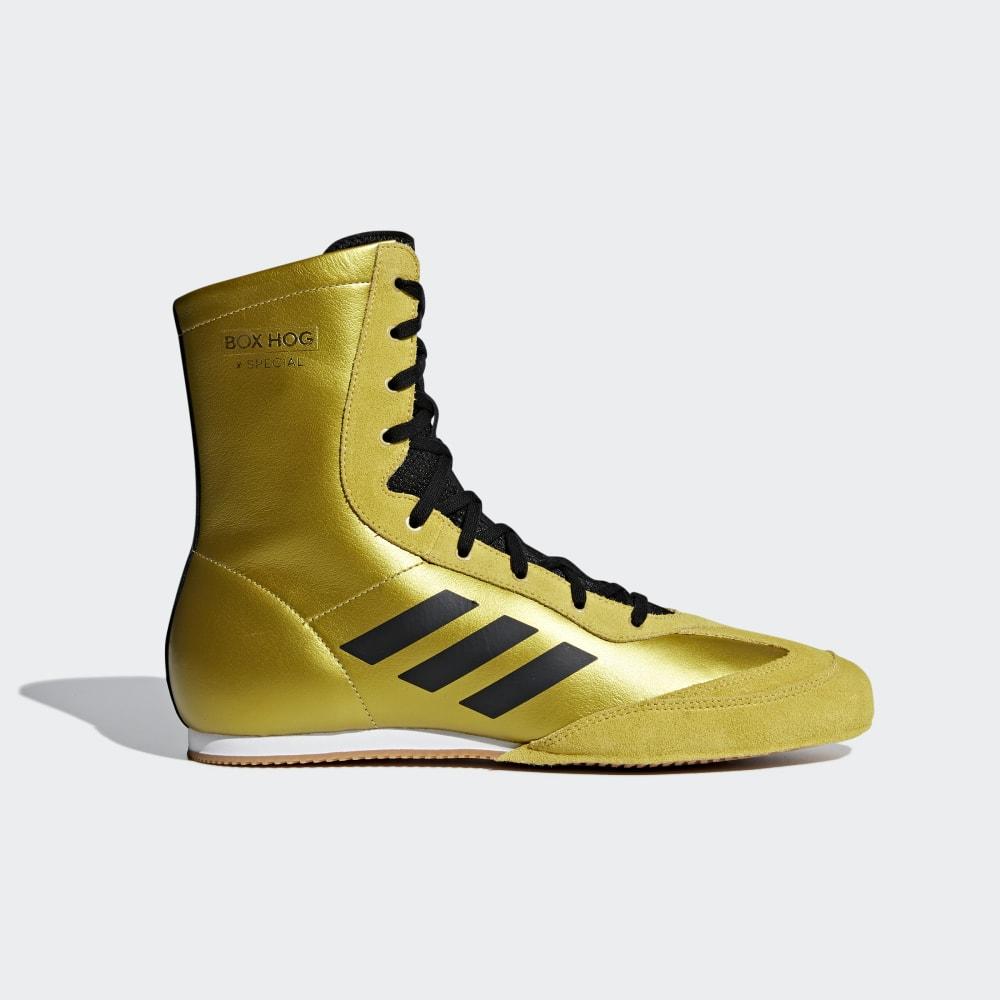 Ghete Box Adidas Box Hog x Special Barbati Romania - Aurii Metal/Negrii/Albi BC0355
